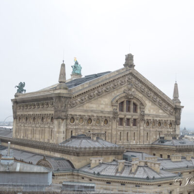 Het operagebouw gezien vanop het dak van Galeries Lafayette